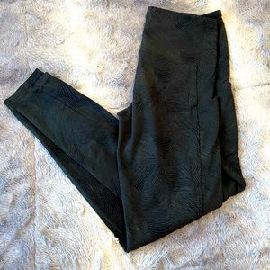 Black and grey leggings